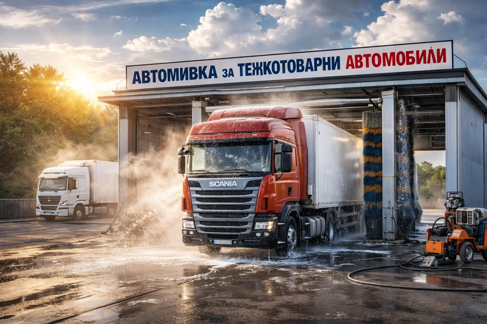 Heavy-duty truck wash